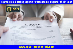 resume for mechanical engineer